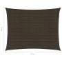 Toldo de vela HDPE marrón 160 g/m² 5x6 m de , Sombrillas - Ref: Foro24-311796, Precio: 62,09 €, Descuento: %