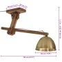 Vintage-Deckenlampe aus Messing 25 W E27 105x30x65-108 cm von , Lampen - Ref: Foro24-371922, Preis: 80,61 €, Rabatt: %