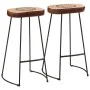 Taburetes de barra 2 uds marrón oscuro 44x37,5x78 cm by , Kitchen stools - Ref: Foro24-358923, Price: 105,94 €, Discount: %