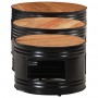 Hohe Barhockertische in Trommelform, 3 Stück Massivholz aus Akazie. von , Couchtisch - Ref: Foro24-358935, Preis: 166,46 €, R...