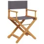 Faltbare Regiestühle, 2 Stück, dunkelgraues Gewebe. von , Gartenstühle - Ref: Foro24-365836, Preis: 140,07 €, Rabatt: %