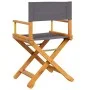 Faltbare Regiestühle, 2 Stück, dunkelgraues Gewebe. von , Gartenstühle - Ref: Foro24-365836, Preis: 140,07 €, Rabatt: %