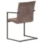 Cantilever dining chairs 2 units brown genuine leather by vidaXL, dining chairs - Ref: Foro24-321841, Price: 279,70 €, Discou...