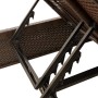 Doppel-Liegestuhl mit braunen Kunststoff-Rattan-Kissen. von , Liegen - Ref: Foro24-368180, Preis: 279,45 €, Rabatt: %