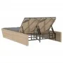 Doppel-Liegestuhl mit beigen Kunststoff-Rattan-Kissen. von , Liegen - Ref: Foro24-368182, Preis: 310,21 €, Rabatt: %