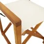 Sillas de jardín plegables 8 unidades tela blanco crema de , Sillas de jardín - Ref: Foro24-3208918, Precio: 535,41 €, Descue...