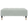 Sofá cama de 2 plazas con taburete terciopelo gris claro von , Sofas - Ref: Foro24-3258145, Preis: 322,56 €, Rabatt: %