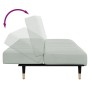 Sofá cama de 2 plazas con taburete terciopelo gris claro von , Sofas - Ref: Foro24-3258145, Preis: 322,56 €, Rabatt: %