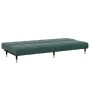 Sofá cama de 2 plazas con taburete terciopelo verde oscuro von , Sofas - Ref: Foro24-3258147, Preis: 332,64 €, Rabatt: %