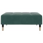 Sofá cama de 2 plazas con taburete terciopelo verde oscuro von , Sofas - Ref: Foro24-3258147, Preis: 332,64 €, Rabatt: %