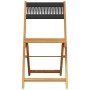 Set de comedor jardín 5 pzas polipropileno madera maciza negro by , Garden sets - Ref: Foro24-3281769, Price: 290,86 €, Disco...