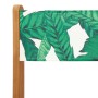 Garten-Essgruppe 5-teilig, Stoff, Massivholz, Blättermuster von , Gartensets - Ref: Foro24-3281776, Preis: 278,32 €, Rabatt: %