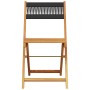 Set de comedor jardín 5 pzas polipropileno madera maciza negro by , Garden sets - Ref: Foro24-3281781, Price: 308,86 €, Disco...