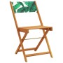 Garten-Essgruppe 5-teilig, Stoff, Massivholz, Blättermuster von , Gartensets - Ref: Foro24-3281788, Preis: 289,25 €, Rabatt: %