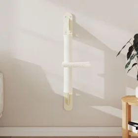Árbol rascador para gatos de pared crema 85,5 cm by , Cat furniture - Ref: Foro24-172392, Price: 25,12 €, Discount: %
