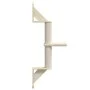 Kratzbaum für Katzen an der Wand in Creme, 85,5 cm. von , Katzenmöbel - Ref: Foro24-172392, Preis: 25,10 €, Rabatt: %