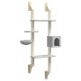 Árbol rascador para gatos de pared gris claro 180 cm by , Cat furniture - Ref: Foro24-172402, Price: 74,60 €, Discount: %