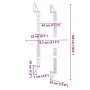 Árbol rascador para gatos de pared gris claro 180 cm by , Cat furniture - Ref: Foro24-172402, Price: 72,82 €, Discount: %
