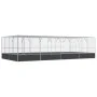 Pajarera con extensión de acero color plateado 832x414x212 cm by , Feet and bird cages - Ref: Foro24-3214281, Price: 1,00 €, ...