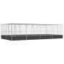 Pajarera con extensión de acero color plateado 832x414x212 cm by , Feet and bird cages - Ref: Foro24-3214281, Price: 1,00 €, ...