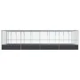 Pajarera con extensión de acero color plateado 832x414x212 cm by , Feet and bird cages - Ref: Foro24-3214281, Price: 1,00 €, ...