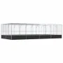 Pajarera con extensión de acero color plateado 832x414x212 cm by , Feet and bird cages - Ref: Foro24-3214281, Price: 1,00 €, ...