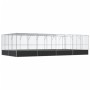 Pajarera con extensión de acero color plateado 832x414x212 cm by , Feet and bird cages - Ref: Foro24-3214281, Price: 1,00 €, ...