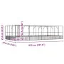 Pajarera con extensión de acero color plateado 832x414x212 cm by , Feet and bird cages - Ref: Foro24-3214281, Price: 1,00 €, ...