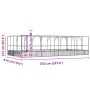 Pajarera con extensión de acero color plateado 832x414x212 cm by , Feet and bird cages - Ref: Foro24-3214281, Price: 1,00 €, ...