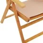 Reclining garden chairs, set of 6, solid wood and taupe fabric by , Garden chairs - Ref: Foro24-3214545, Price: 434,35 €, Dis...