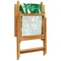 6 verstellbare Gartenstühle aus Massivholz und grünem Stoff von , Gartenstühle - Ref: Foro24-3214551, Preis: 432,36 €, Rabatt: %