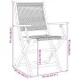6 verstellbare Gartenstühle aus massivem Akazienholz in Schwarz von , Gartenstühle - Ref: Foro24-3214566, Preis: 402,08 €, Ra...