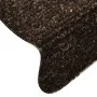 Alfombrilla autoadhesiva de escalera 15 uds 65x21x4 cm marrón de vidaXL, Alfombrillas para escalones - Ref: Foro24-322349, Pr...