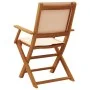 Sillas de jardín plegables 8 uds madera maciza y tela beige von , Gartenstühle - Ref: Foro24-3214585, Preis: 506,74 €, Rabatt: %