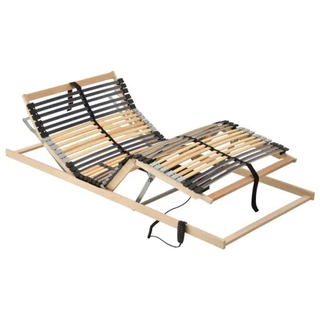 Elektrischer Lattenrost 42 Latten 7 Regionen 80x200 cm von vidaXL, Betten und Lattenroste - Ref: Foro24-321827, Preis: 333,94...