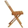 Sillas de jardín plegables 4 uds madera maciza y ratán PE beige by , Garden chairs - Ref: Foro24-3214598, Price: 171,35 €, Di...