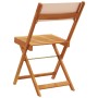 Sillas de jardín plegables 4 uds madera maciza y tela beige von , Gartenstühle - Ref: Foro24-3214620, Preis: 250,24 €, Rabatt: %