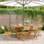 Sillas de jardín plegables 6 uds madera maciza acacia beige by , Garden chairs - Ref: Foro24-3214608, Price: 259,36 €, Discou...