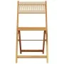 Sillas de jardín plegables 6 uds madera maciza acacia beige by , Garden chairs - Ref: Foro24-3214608, Price: 259,36 €, Discou...