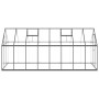 Gewächshaus mit anthrazitfarbenem Aluminiumrahmen 445x169x195 cm von , Gewächshäuser - Ref: Foro24-3266334, Preis: 681,82 €, ...
