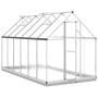 Gewächshaus mit silbernem Aluminiumrahmen 334x169x202 cm von , Gewächshäuser - Ref: Foro24-3266329, Preis: 585,63 €, Rabatt: %