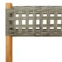 Juego de bistro de 3 piezas ratán PE y madera maciza gris by , Garden sets - Ref: Foro24-3281755, Price: 143,39 €, Discount: %