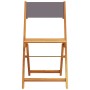3-teiliges Bistro-Set aus Stoff und massivem Anthrazit-Holz von , Gartensets - Ref: Foro24-3281845, Preis: 122,91 €, Rabatt: %