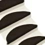 Self-adhesive stair mat 15 pcs 56x17x3cm brown by vidaXL, Stair mats - Ref: Foro24-322348, Price: 38,95 €, Discount: %