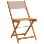 3-teiliges Bistro-Set aus Stoff und massivem Holz in Taupe-Farbe. von , Gartensets - Ref: Foro24-3281870, Preis: 154,25 €, Ra...