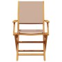 Juego de bistro de 3 piezas tela y madera maciza taupe by , Garden sets - Ref: Foro24-3281858, Price: 197,53 €, Discount: %