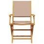 Juego de bistro de 3 piezas tela y madera maciza taupe by , Garden sets - Ref: Foro24-3281858, Price: 192,87 €, Discount: %