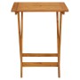 3-teiliges Bistro-Set aus schwarzem Polypropylen und Massivholz von , Gartensets - Ref: Foro24-3281805, Preis: 196,56 €, Raba...