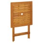 3-teiliges Bistro-Set aus schwarzem Polypropylen und Massivholz von , Gartensets - Ref: Foro24-3281805, Preis: 196,56 €, Raba...