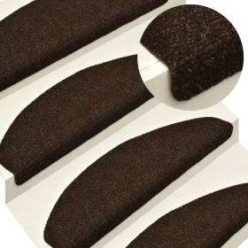 Self-adhesive stair mat 15 pcs 56x17x3 cm brown by vidaXL, Stair mats - Ref: Foro24-322350, Price: 47,35 €, Discount: %